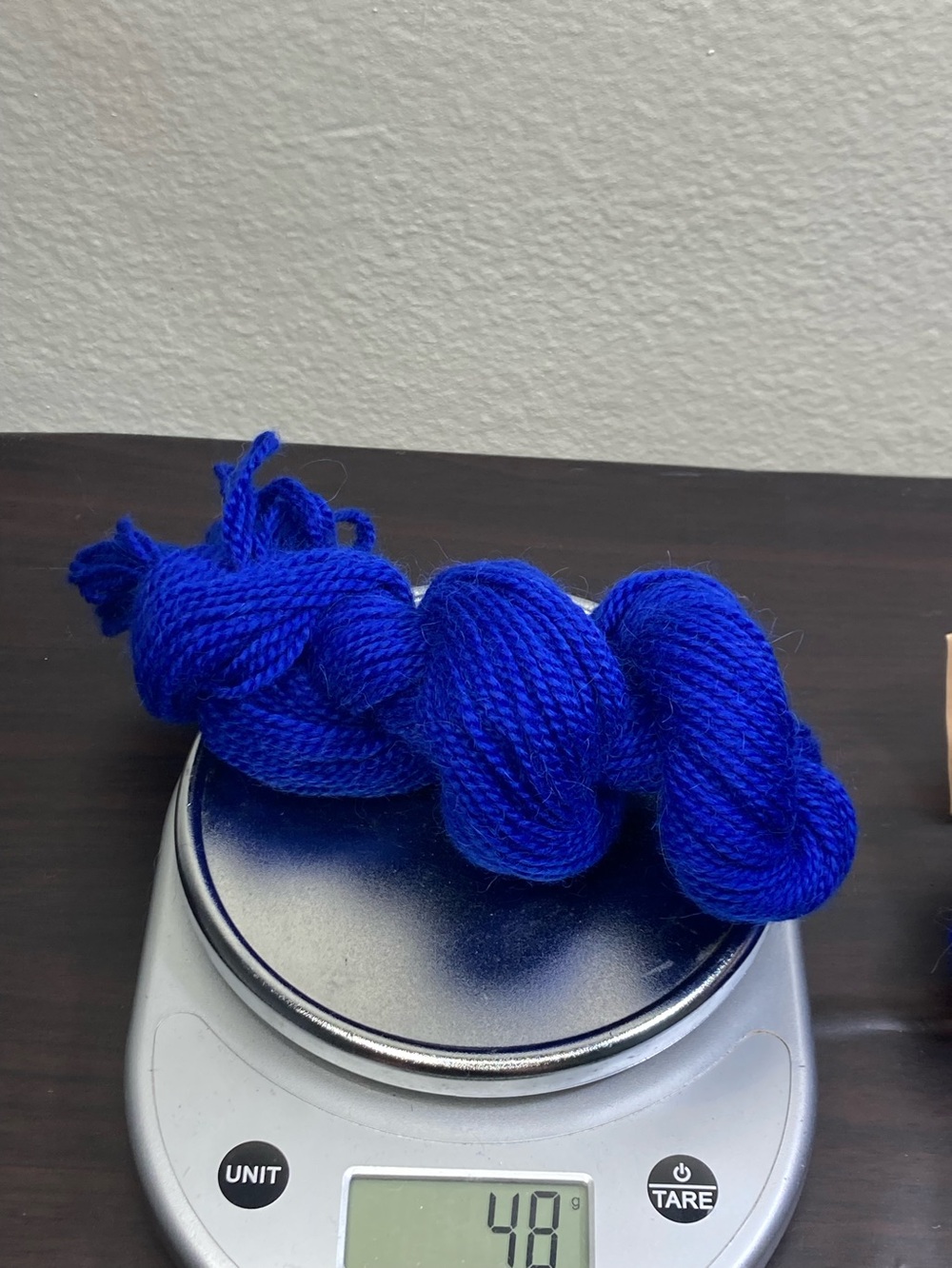 🐶 🐱 NEW 198 g / 6.98 oz Alpaca Blend Men's Socks & Underwear Yarn - Royal Blue - Picture 8 of 8